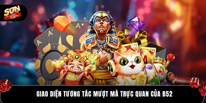 Giao diện tương tác mượt mà trực quan của B52