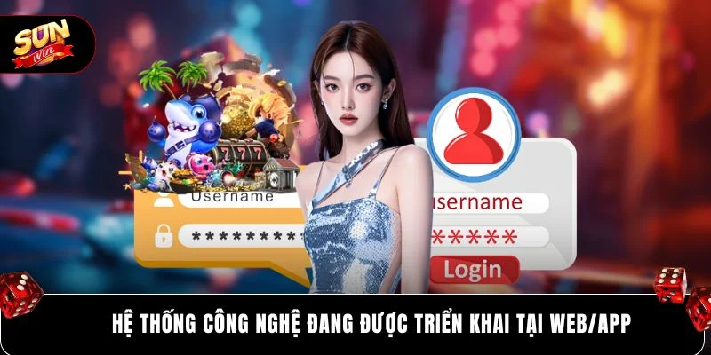 Hệ thống công nghệ đang được triển khai tại web/app
