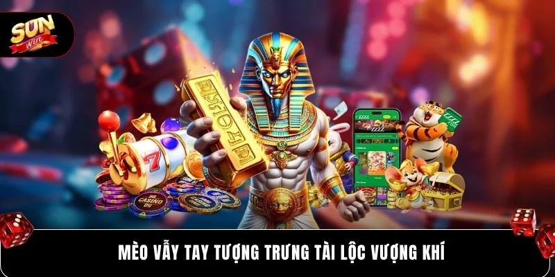 Nổ Hũ Mèo Chiêu Tài – Quay Thưởng Đầy May Mắn 6368 3 Mèo vẫy tay tượng trưng tài lộc vượng khí