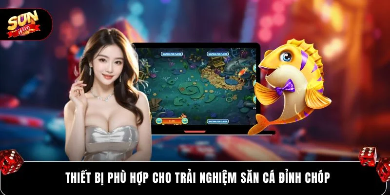 Thiết bị phù hợp cho trải nghiệm săn cá đỉnh chóp