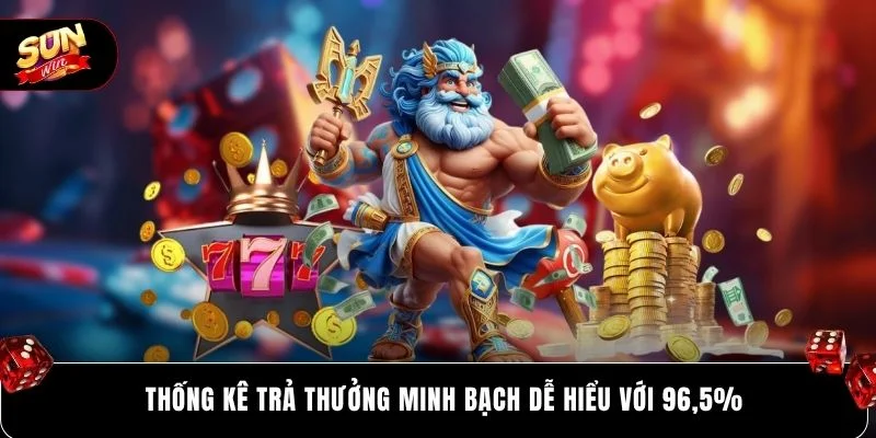 Thống kê trả thưởng minh bạch dễ hiểu với 96,5%